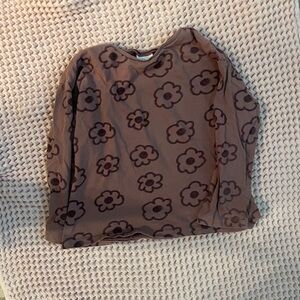 Floral Print Long Sleeve Top